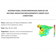 INTERNATIONAL INTERCOMPARISON EXERCISE ON NATURAL RADIATION MEASUREMENTS UNDER FIELD CONDITIONS 2024